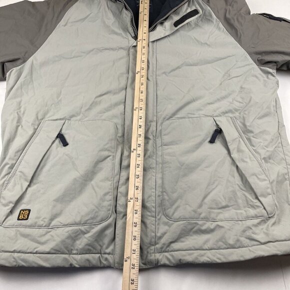 Nautica Sports Classic NS 83 Mens Size XL Fleece Lined Two Tone Coat Full Zip - Picture 5 of 10